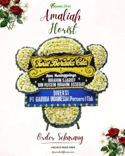 Papan Bunga Duka di Kumbe